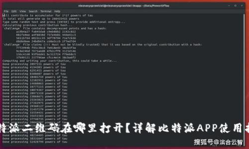 比特派二维码在哪里打开？详解比特派APP使用指南